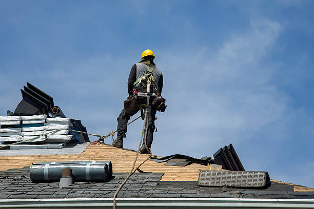 Professional Roof Replacement technician working in Gambrills, MD